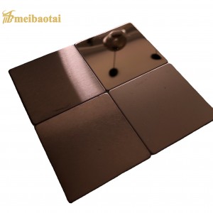 HIGH QUALITY PVD COLOR COATING POLISH MIRROR DESIGN 201 STAINLESS STEEL SHEET FOR DECORATION WALL CEILING