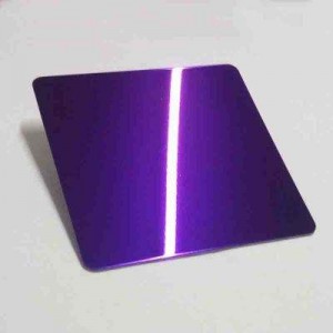 0.8MM 4*8FT Gold Mirror , Rose Gold Mirror  stainless steel color sheet decoration plate