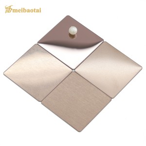 Rose Gold Matte 201 Stainless Steel Sheet