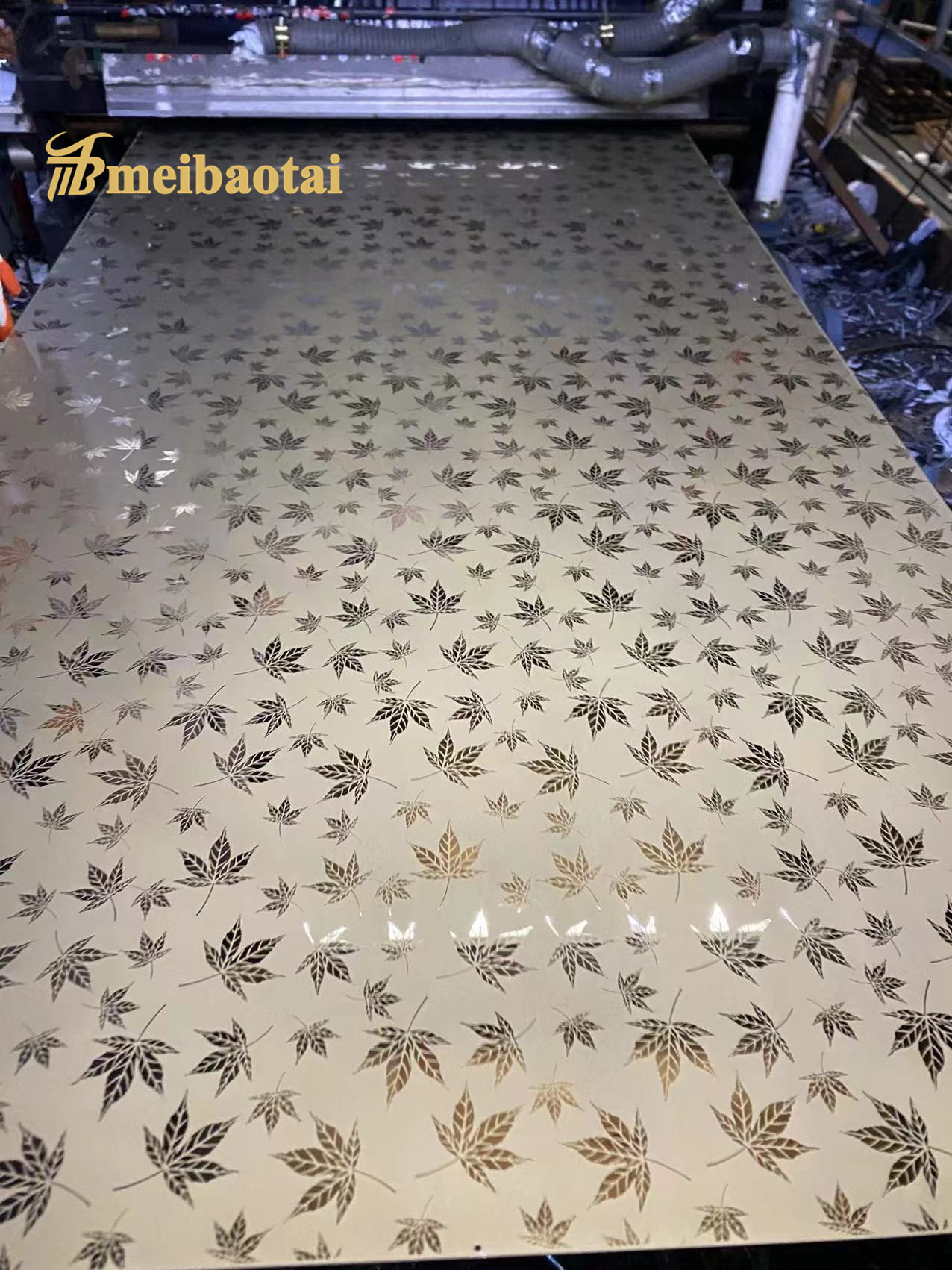 New Design Etched Pattern Stainless Steel Plate