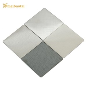 Brush Hairline PVD Color Stainless Steel Sheet