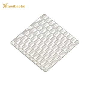 Stamped Gold Silver Mirror 201 Stainless Steel Plate