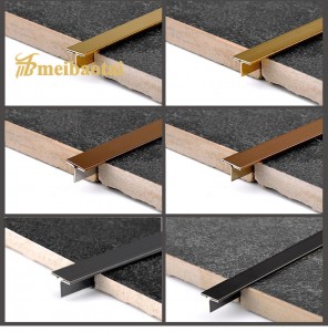 Manufacturer Stainless Steel Tile Trim 304 T Profile