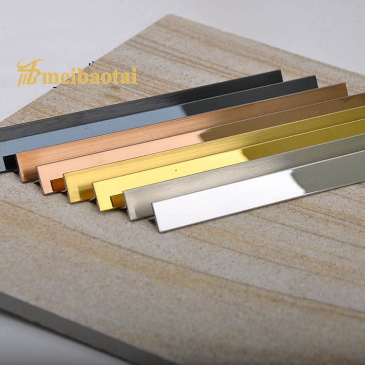 Stainless Steel Corner Tile Trim Profile T Shape