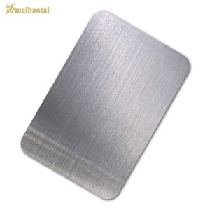 ss304 201 pvd color coating Hairline stainless steel color sheet decoration plate