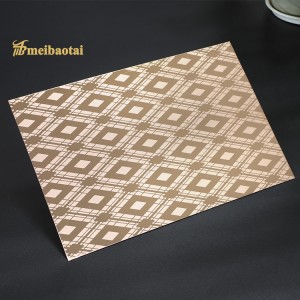 Etching Super Mirror Decorative Sheet