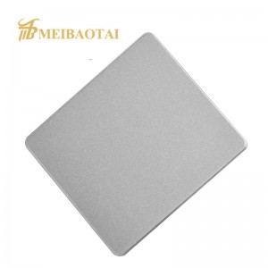 high quality Sandblast pvd color coating stainless steel sheet