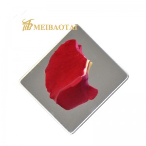 PVD Color Coating Mirror Stainless Steel Plate