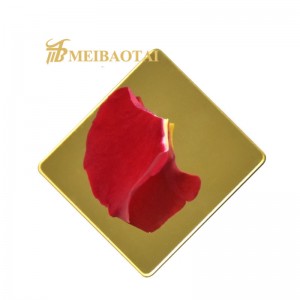 PVD Color Coating Mirror Stainless Steel Plate