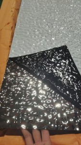 Fast Shipping Water Ripple Sheet Silver Mirror Stainless Steel Sheet