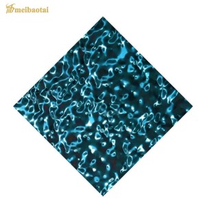 Green Mirror Blue Mirror Color Water Ripple Sheet Decoration Ceiling